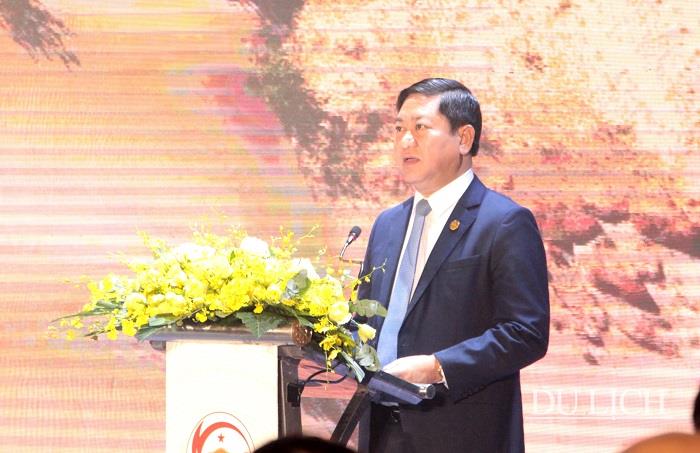 Chủ tịch UBND tỉnh Ninh Thuận Trần Quốc Nam phát biểu khai mạc Hội nghị
